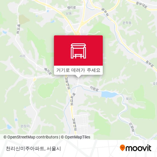 천리신미주아파트 지도