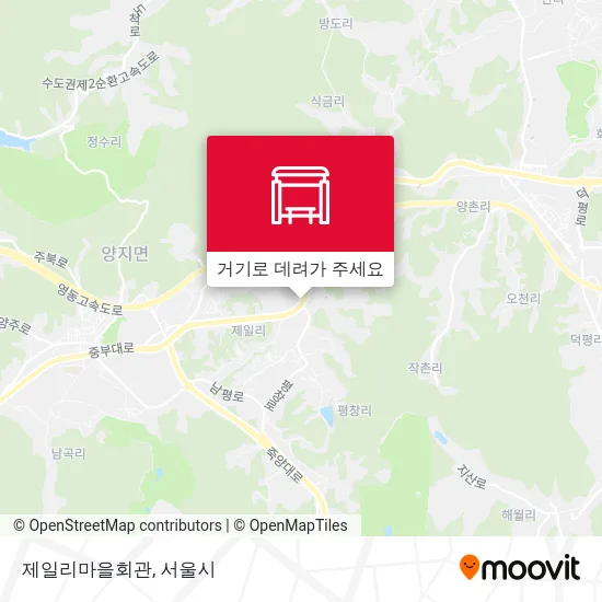 제일리마을회관 지도