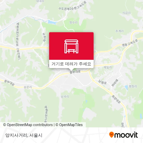 양지사거리 지도