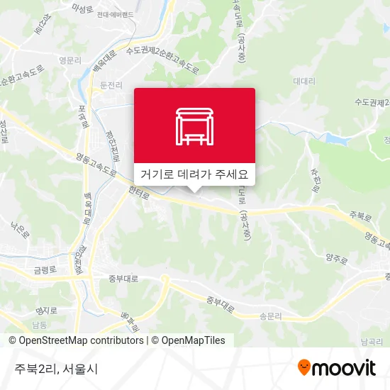 주북2리 지도