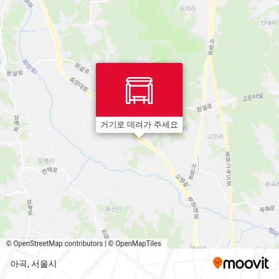 아곡 지도