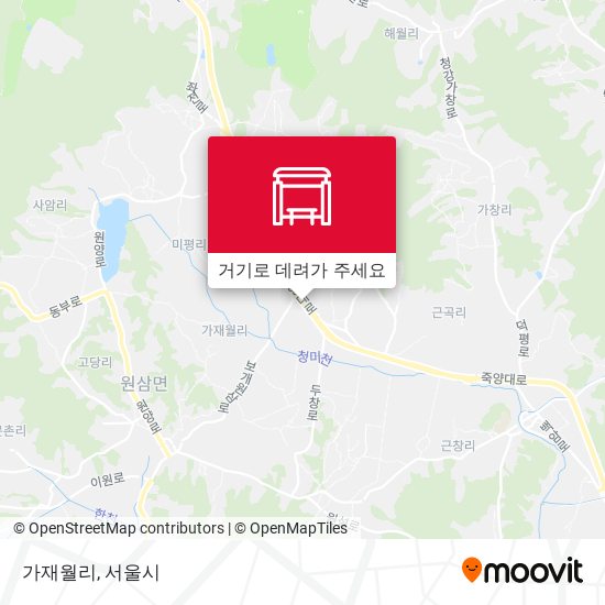 가재월리 지도