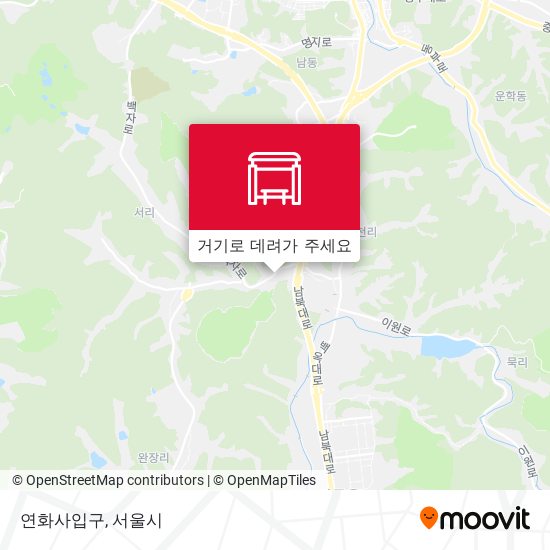 연화사입구 지도