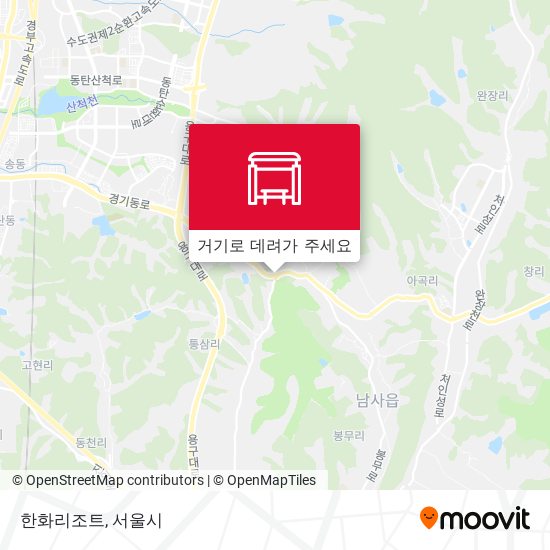 한화리조트 지도
