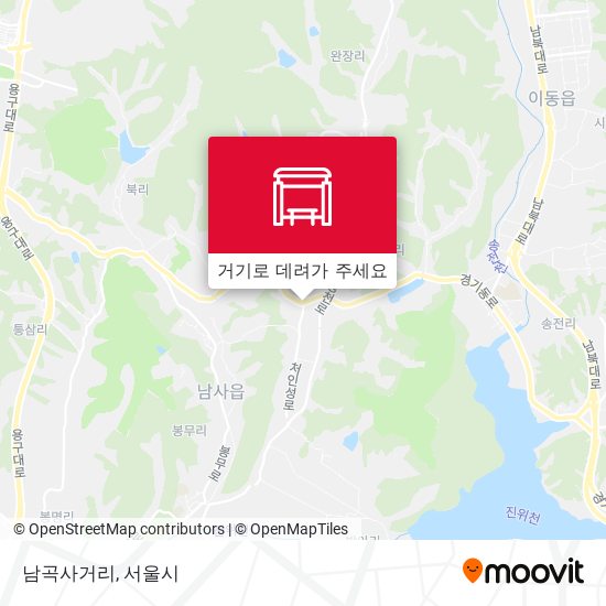 남곡사거리 지도