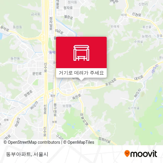 동부아파트 지도