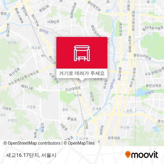 세교16.17단지 지도