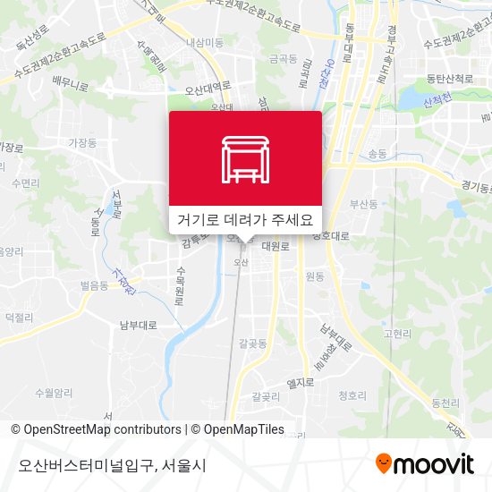 오산버스터미널입구 지도