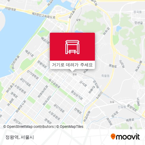 정왕역 지도