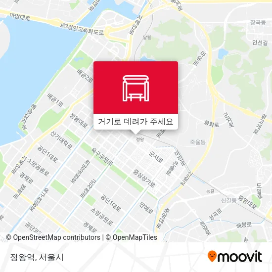 정왕역 지도