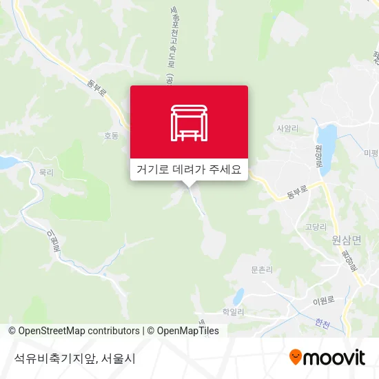 석유비축기지앞 지도