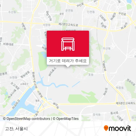 고잔 지도