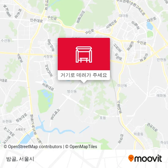 밤골 지도