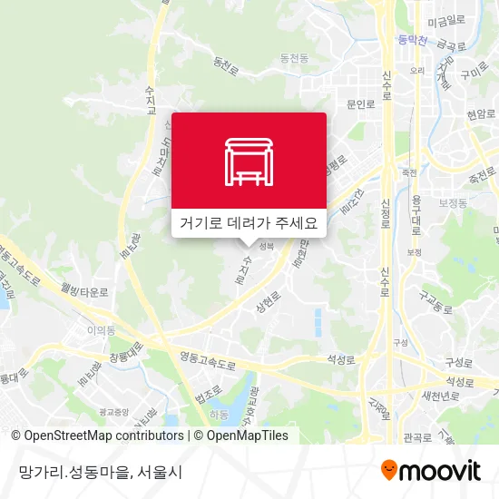 망가리.성동마을 지도