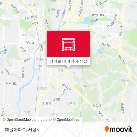 대원아파트 지도