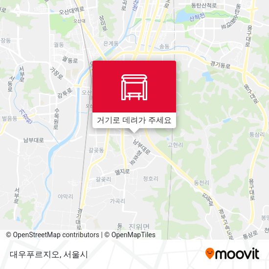 대우푸르지오 지도