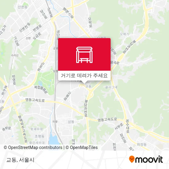 교동 지도