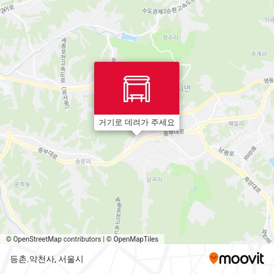 등촌.약천사 지도