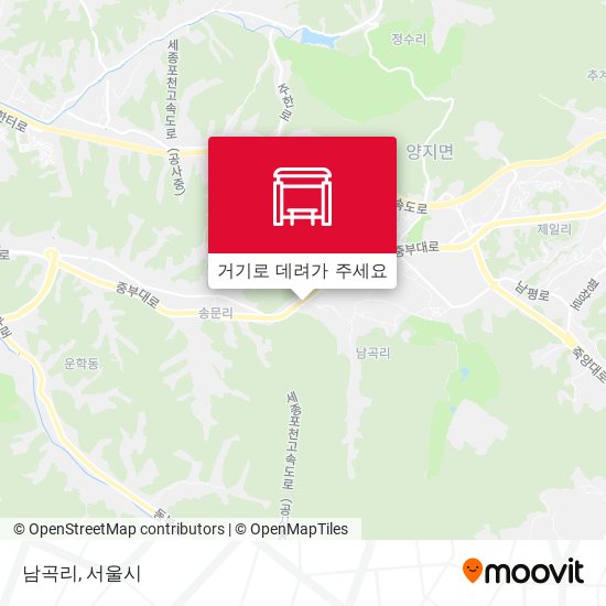 남곡리 지도