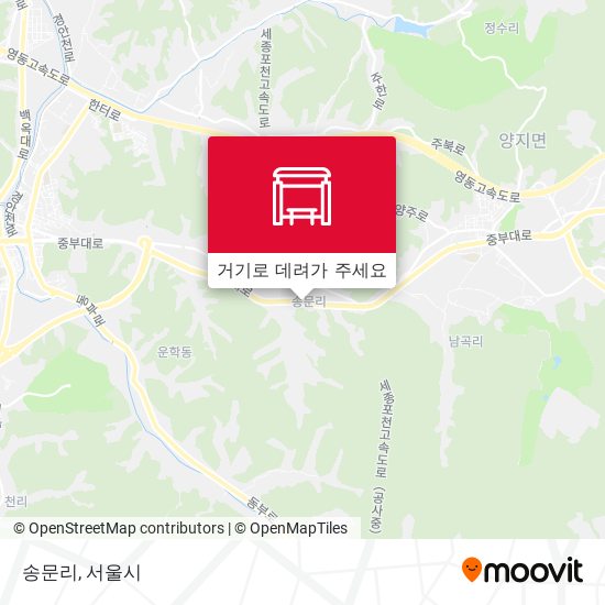 송문리 지도