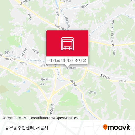 동부동주민센터 지도