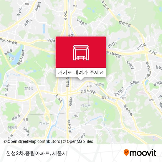 한성2차.풍림아파트 지도