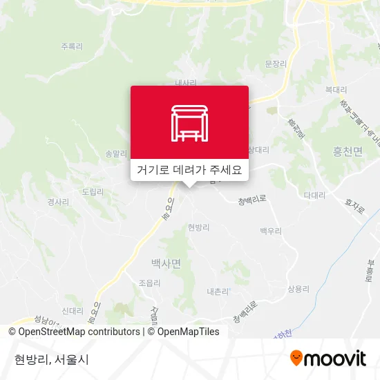 현방리 지도