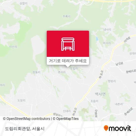 도립리회관앞 지도