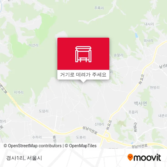 경사1리 지도