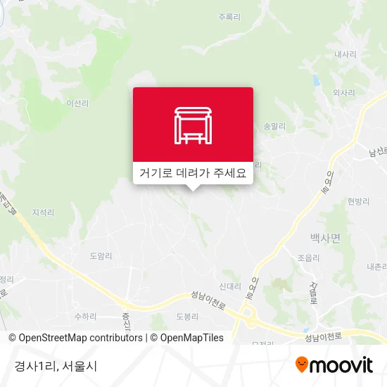 경사1리 지도
