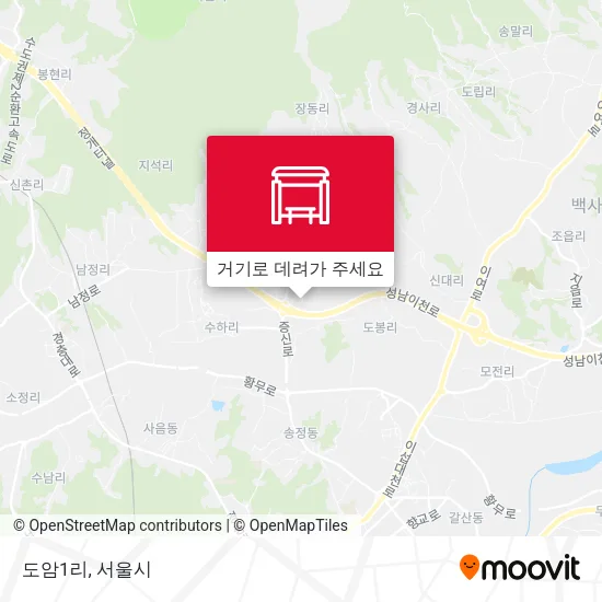 도암1리 지도