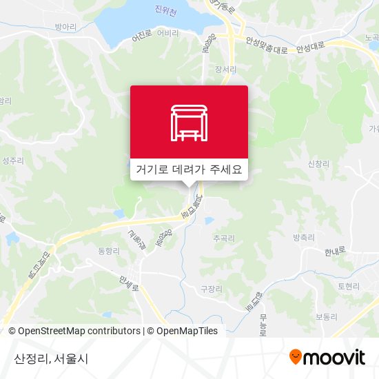 산정리 지도