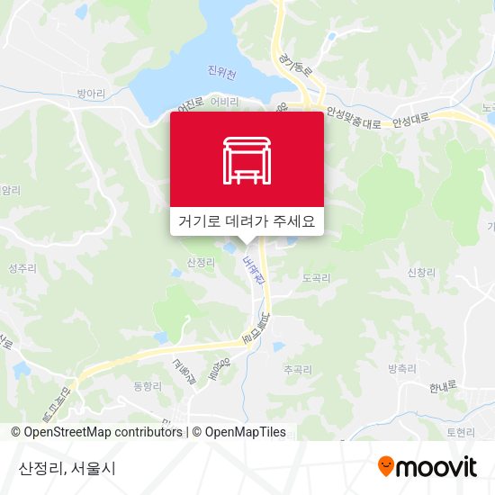 산정리 지도