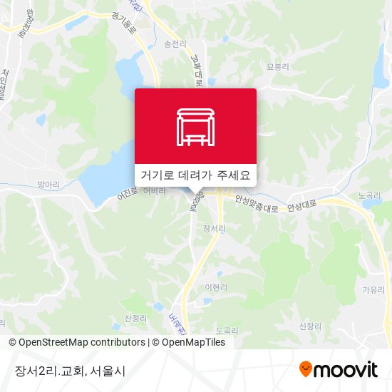 장서2리.교회 지도