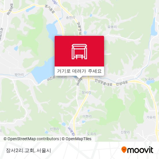 장서2리.교회 지도