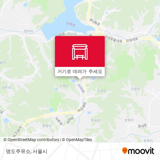 명도주유소 지도