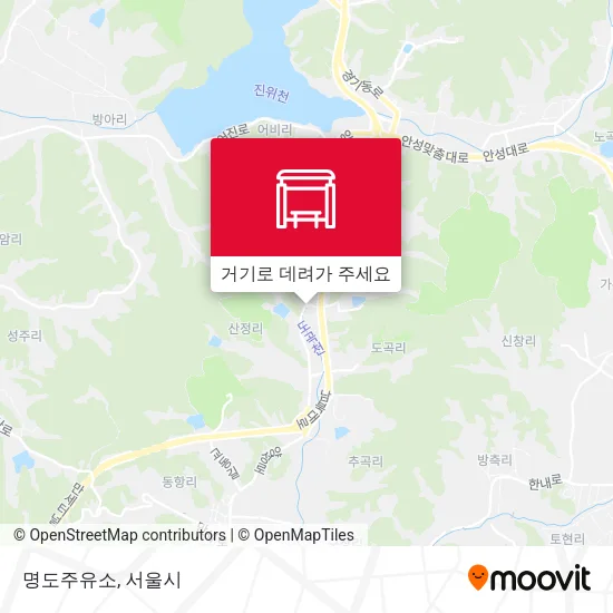 명도주유소 지도