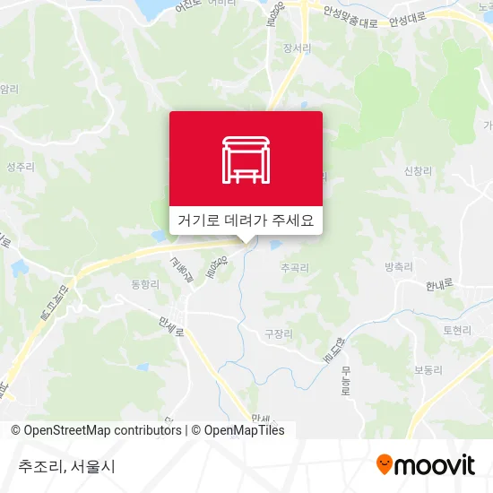 추조리 지도