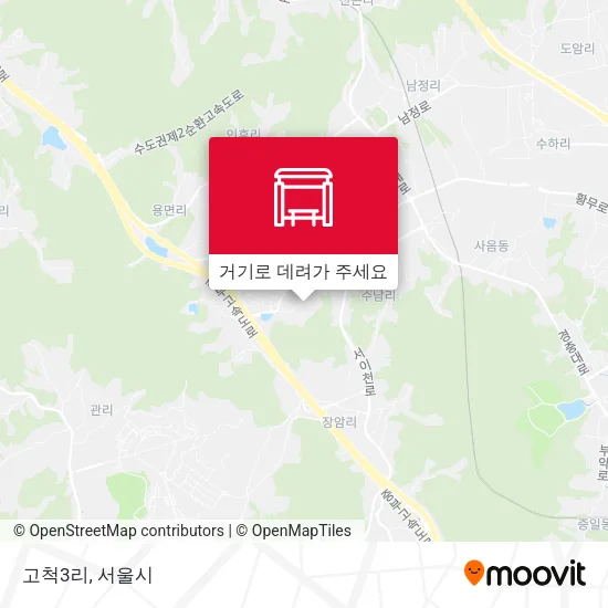 고척3리 지도