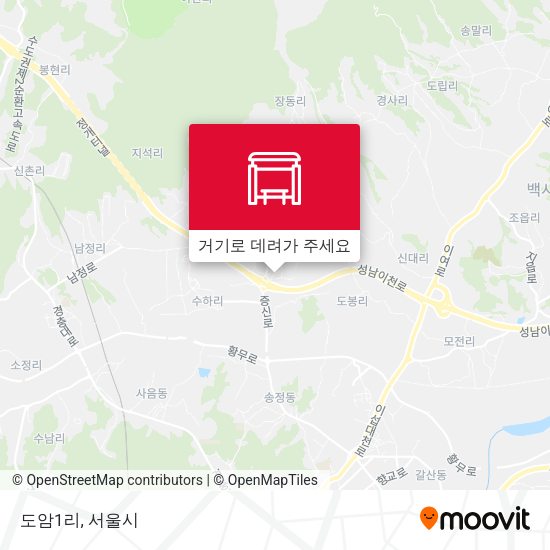 도암1리 지도