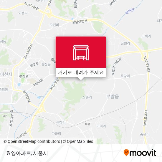 효양아파트 지도