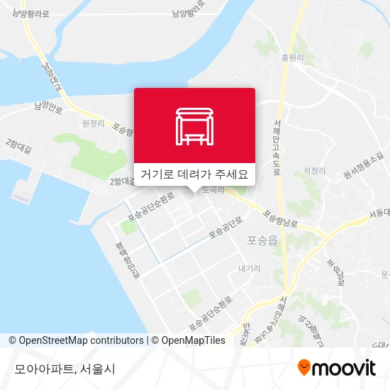 모아아파트 지도