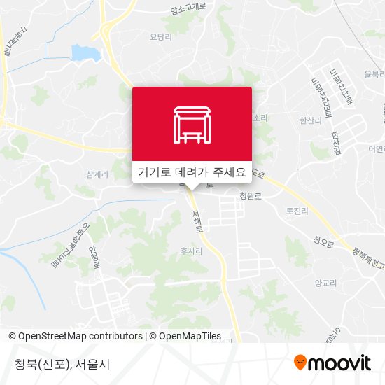 청북(신포) 지도