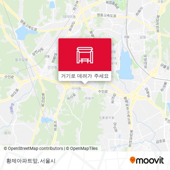 황제아파트앞 지도