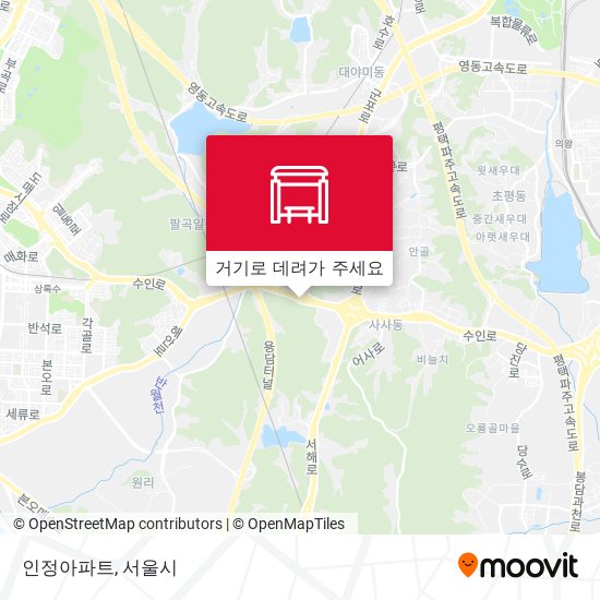 인정아파트 지도