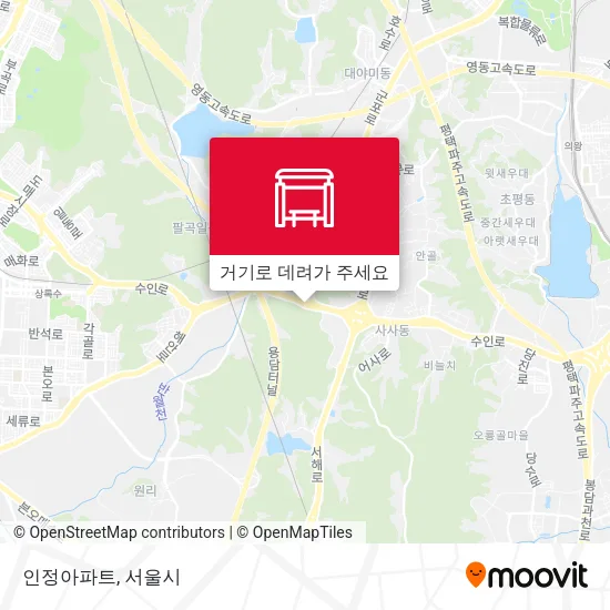 인정아파트 지도