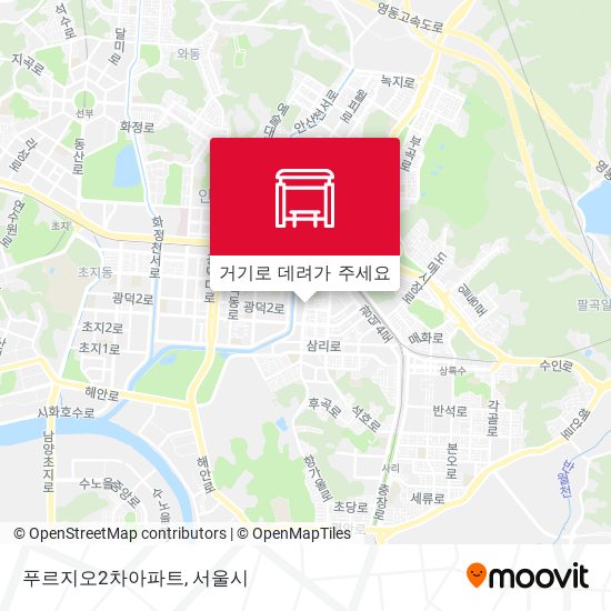 푸르지오2차아파트 지도