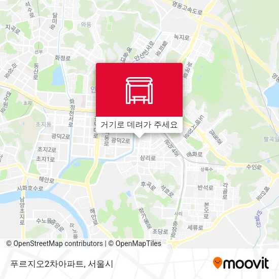 푸르지오2차아파트 지도