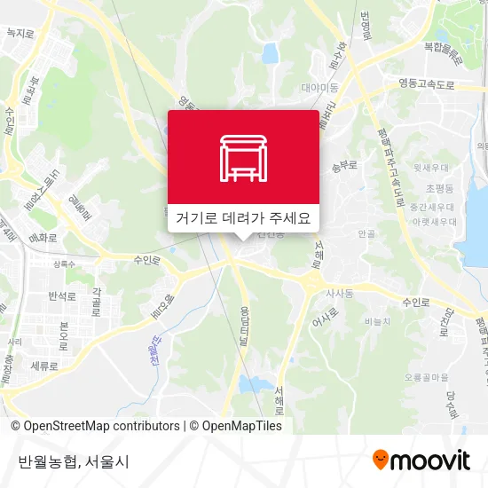 반월농협 지도