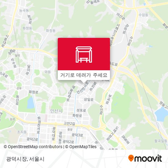 광덕시장 지도